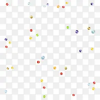 彩色圆点装饰-空若网 彩色圆点装饰-空若网