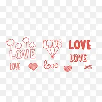 love 手写字 手绘 字母 -空若网 love 手写字 手绘 字母 -空若网