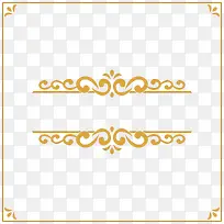 金色花纹与金色边框-空若网 金色花纹与金色边框-空若网
