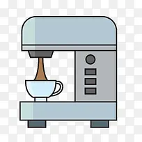 咖啡机矢量-空若网 咖啡机矢量-空若网