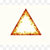 创意三角形火焰边框-空若网 创意三角形火焰边框-空若网