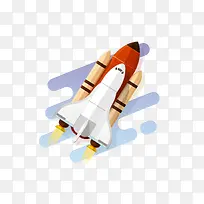 扁平化发射的火箭-空若网 扁平化发射的火箭-空若网