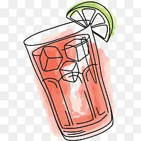 卡通夏季冰爽饮料装饰设计-空若网 卡通夏季冰爽饮料装饰设计-空若网