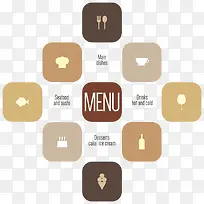 创意菜单设计矢量-空若网 创意菜单设计矢量-空若网