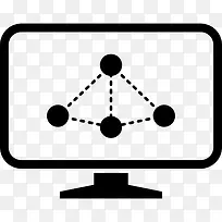 网络图的表示图标-空若网 网络图的表示图标-空若网