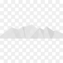 白色卡通山峰创意-空若网 白色卡通山峰创意-空若网