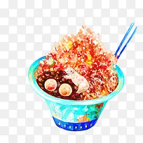 水彩美食-空若网 水彩美食-空若网