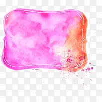 紫色水彩标题边框-空若网 紫色水彩标题边框-空若网