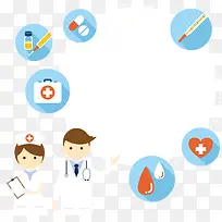 扁平化医疗信息矢量图-空若网 扁平化医疗信息矢量图-空若网