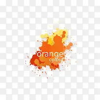橙色墨迹-空若网 橙色墨迹-空若网