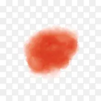 矢量橙色晕染水墨笔触素材-空若网 矢量橙色晕染水墨笔触素材-空若网