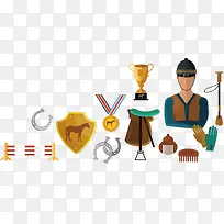 扁平化设计元素-空若网 扁平化设计元素-空若网