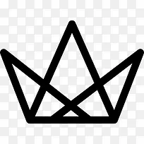 皇冠三三角形图标-空若网 皇冠三三角形图标-空若网