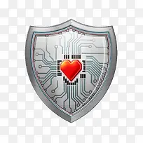 爱心盾牌-空若网 爱心盾牌-空若网