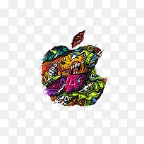 创意苹果标识-空若网 创意苹果标识-空若网