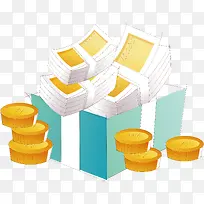 手绘卡通金融素材-空若网 手绘卡通金融素材-空若网