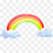 卡通彩色弧形彩虹-空若网 卡通彩色弧形彩虹-空若网