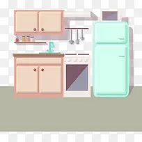 矢量厨房场景-空若网 矢量厨房场景-空若网