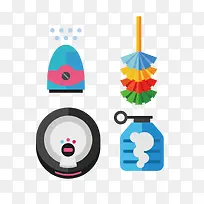 扁平化打扫工具-空若网 扁平化打扫工具-空若网