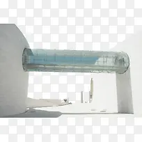 石膏与玻璃建筑模型-空若网 石膏与玻璃建筑模型-空若网