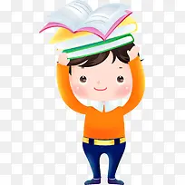 手绘可爱萌娃书本-空若网 手绘可爱萌娃书本-空若网