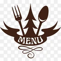 创意棕色餐具-空若网 创意棕色餐具-空若网