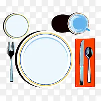 矢量碗筷-空若网 矢量碗筷-空若网