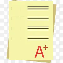 试卷png矢量元素-空若网 试卷png矢量元素-空若网