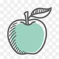 绿色苹果图标-空若网 绿色苹果图标-空若网