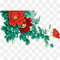 中秋节促销活动水彩花-空若网 中秋节促销活动水彩花-空若网