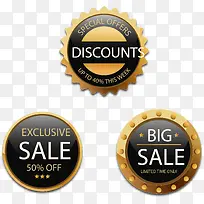 矢量手绘黑色标签-空若网 矢量手绘黑色标签-空若网