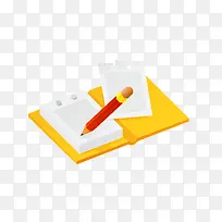 信件铅笔素材-空若网 信件铅笔素材-空若网