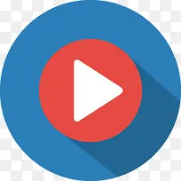 按钮1播放图标-空若网 按钮1播放图标-空若网