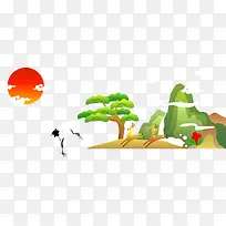 国画山水-空若网 国画山水-空若网