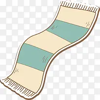 矢量手绘围巾素材-空若网 矢量手绘围巾素材-空若网