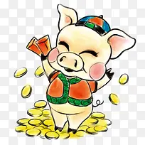 手绘小猪-空若网 手绘小猪-空若网