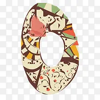 儿童形象字体可爱字母O-空若网 儿童形象字体可爱字母O-空若网