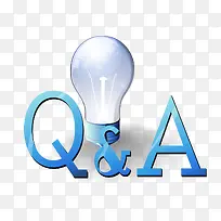 灯泡与问答素材-空若网 灯泡与问答素材-空若网
