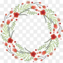 ��ɫ�黨��֦�߿�-������