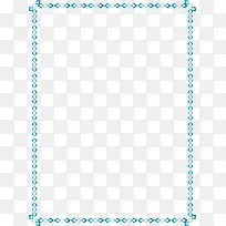 蓝色锯齿线条边框-空若网 蓝色锯齿线条边框-空若网