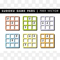 彩色九宫格-空若网 彩色九宫格-空若网