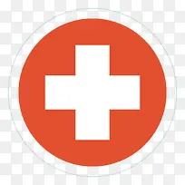 手绘慈善红十字矢量-空若网 手绘慈善红十字矢量-空若网