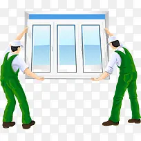 矢量安装工人-空若网 矢量安装工人-空若网