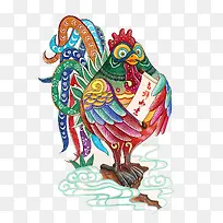 2017鸡年矢量插画-空若网 2017鸡年矢量插画-空若网