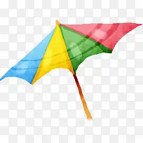 手绘彩虹伞-空若网 手绘彩虹伞-空若网