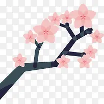 梅花矢量装饰素材-空若网 梅花矢量装饰素材-空若网