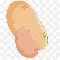 卡通手绘马铃薯-空若网 卡通手绘马铃薯-空若网