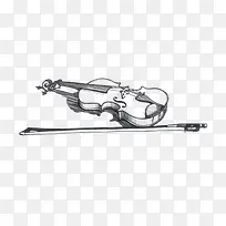 手绘小提琴-空若网 手绘小提琴-空若网