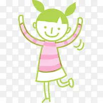 卡通线条儿童-空若网 卡通线条儿童-空若网