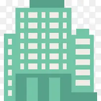 矢量创意设计写字楼图标-空若网 矢量创意设计写字楼图标-空若网